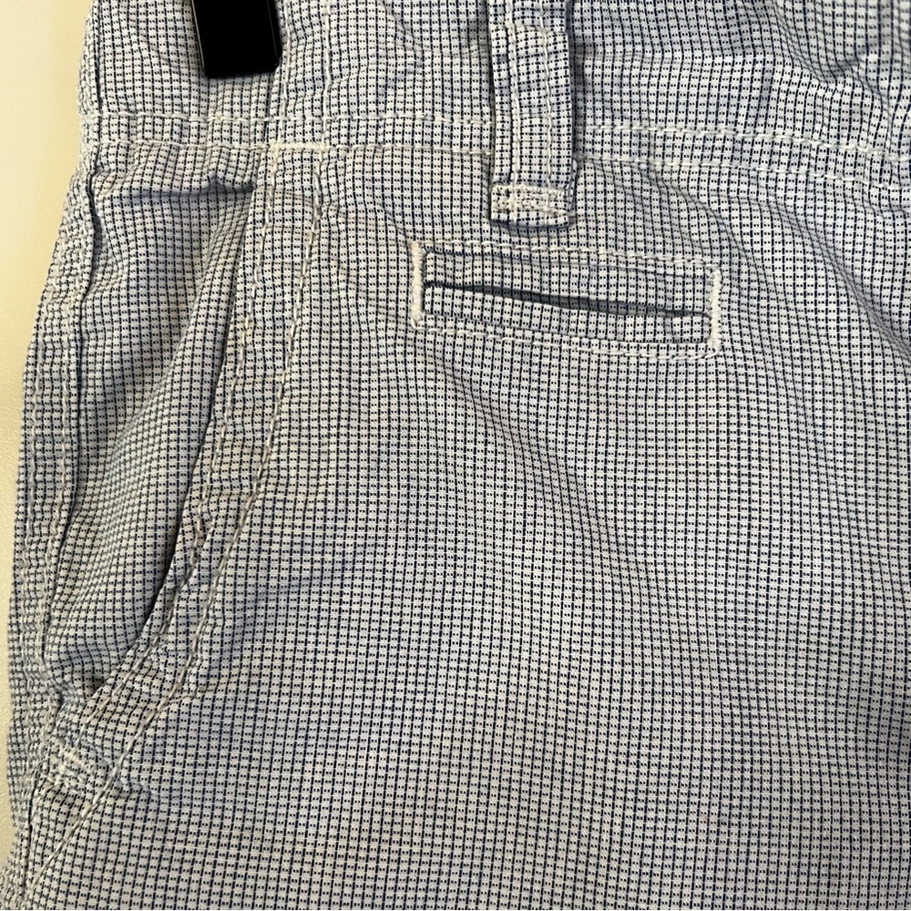 CHEROKEE SHORTS BOYS PLAID LIGHT BLUE AND WHITE - Picture 5 of 15